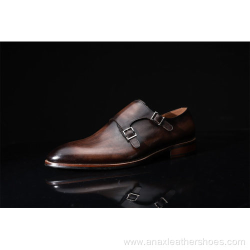 Men′ S Business Leather Rubber Soft Comfortable Shoes